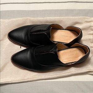 Nisolo Black Emma d'Orsay Oxford Shoes